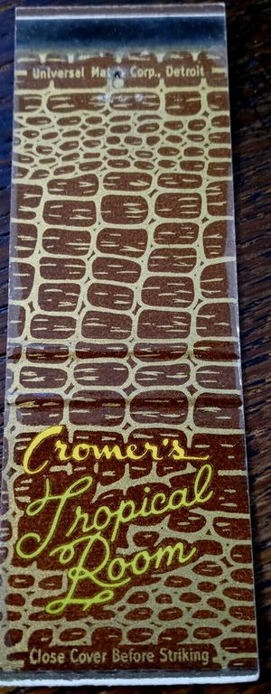 Cromers Restaurant - Matchbook